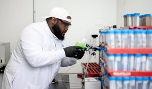 Pace Scientist working in Laboratory