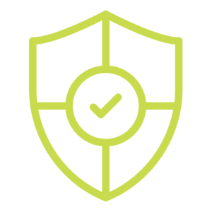 green line shield icon