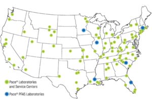 Pace Laboratory Locations Map